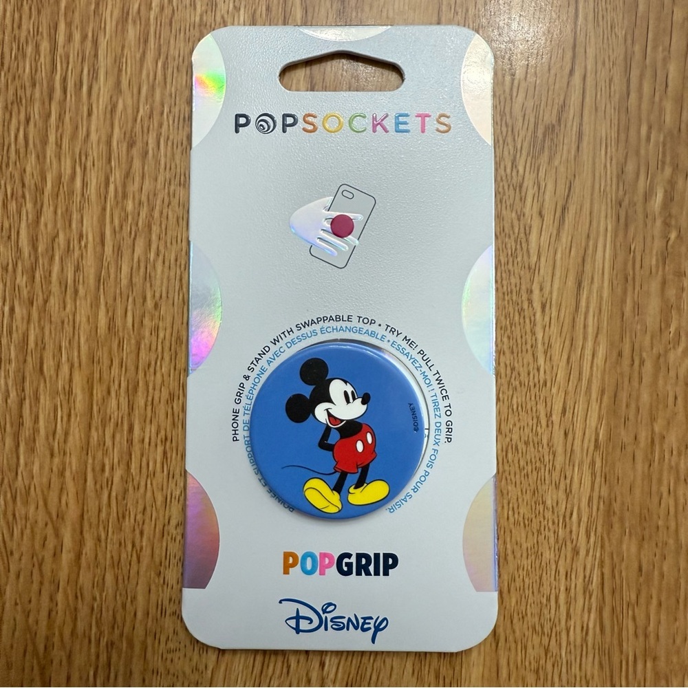 Disney Blue Mickey Mouse Phone Pop Socket